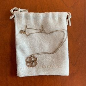 Tiffany & Co heart clover necklace